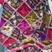 Cool Cats Rag Quilt Throw, Cats, Flowers, Lap Quilt