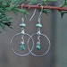 Petite Turquoise Hoops , Happy New Year, nature