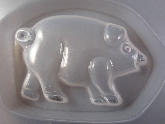 Resin Mold Pig 3.5 87mm Fun Jewelry by StainedGlassKarin on Etsy