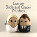 Personalized Wedding Couples, Great for Cake Toppers and Gifts, MADE TO ORDER