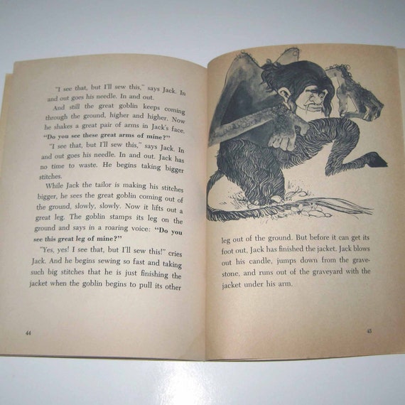 A Ghost a Witch and a Goblin Vintage 1970s Children's