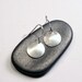 Simple Jewelry : Simple Sterling Silver Circle Earrings