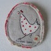 Handmade Brooch Chicken Love