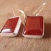 20% SALE - AGATE // Sterling silver earrings with natural Agate