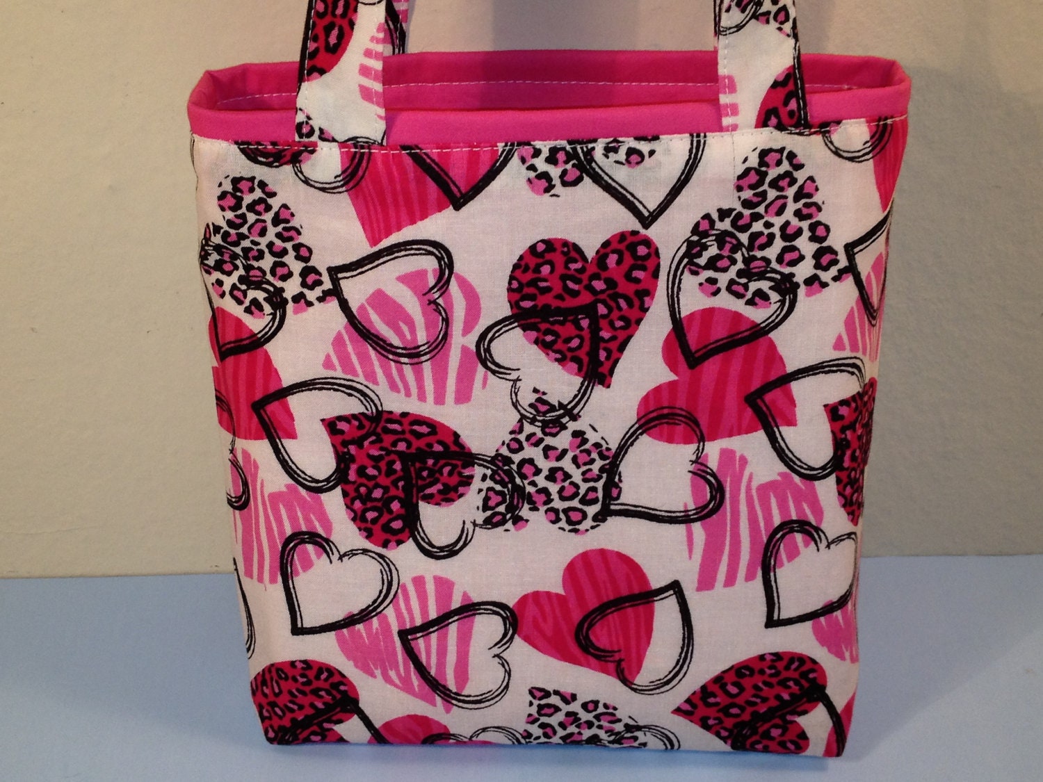 Valentine's Day Fabric Gift Tote Bag Gift Wrap Wrapping