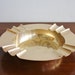 Modern brass ashtray, vintage dish