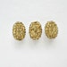 15mm Oval Pave Bead, Swarovski Element Pave, Light Gold
