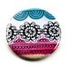 Handmade Pocket Mirror Purse Cosmetic Makeup Mirror in Nina