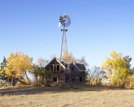 Abandoned Farmhouse - Custer County, Nebraska - Fine Art Photograph