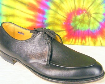 11.5 A mens vintage black leather FLORSHEIM oxfords shoes NOS 11.5 narrow