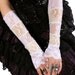 Armwarmers, Cream and White Lace Combo, Arm Warmers,Tribal, Belly Dance, Vampire, Steam Punk, Hoop, Bridal, Wedding