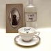 Gothic Poison tea cup and saucer Vintage altered plate Chase and Scout Cyanide
