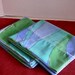 Vintage VERA PERCALE pillowcases - Blue and Green Wave Design
