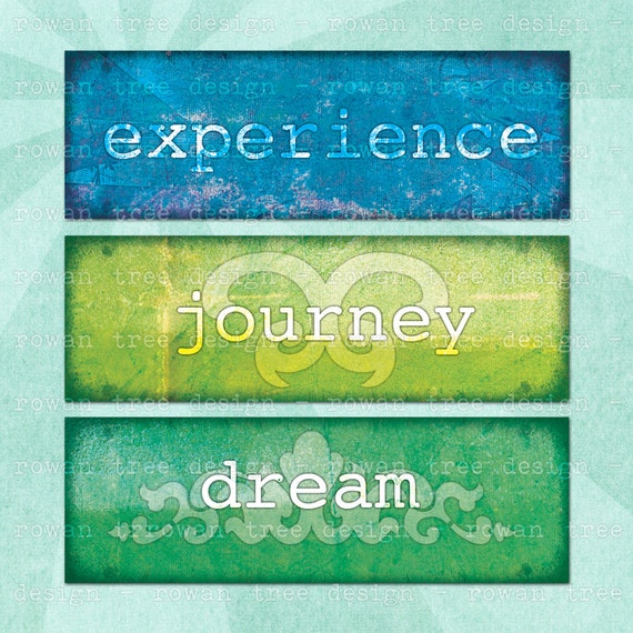 digital collage sheet inspirational words 3x1in sayings