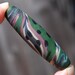 Christmas Sale 15% Off - Rainbow Trout - Handmade Lampwork Glass Focal Bead, Jewelry Supplies, SRA, OOAK