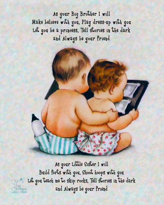 Artwork Brother and Sister Poem