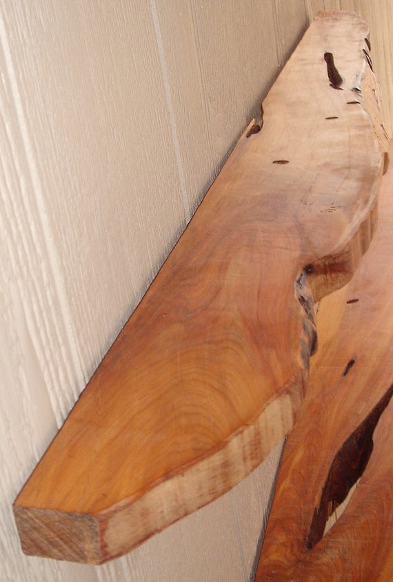 Medium size Live Edge Cedar Shelf