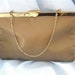 Vintage Taupe Clutch Bag