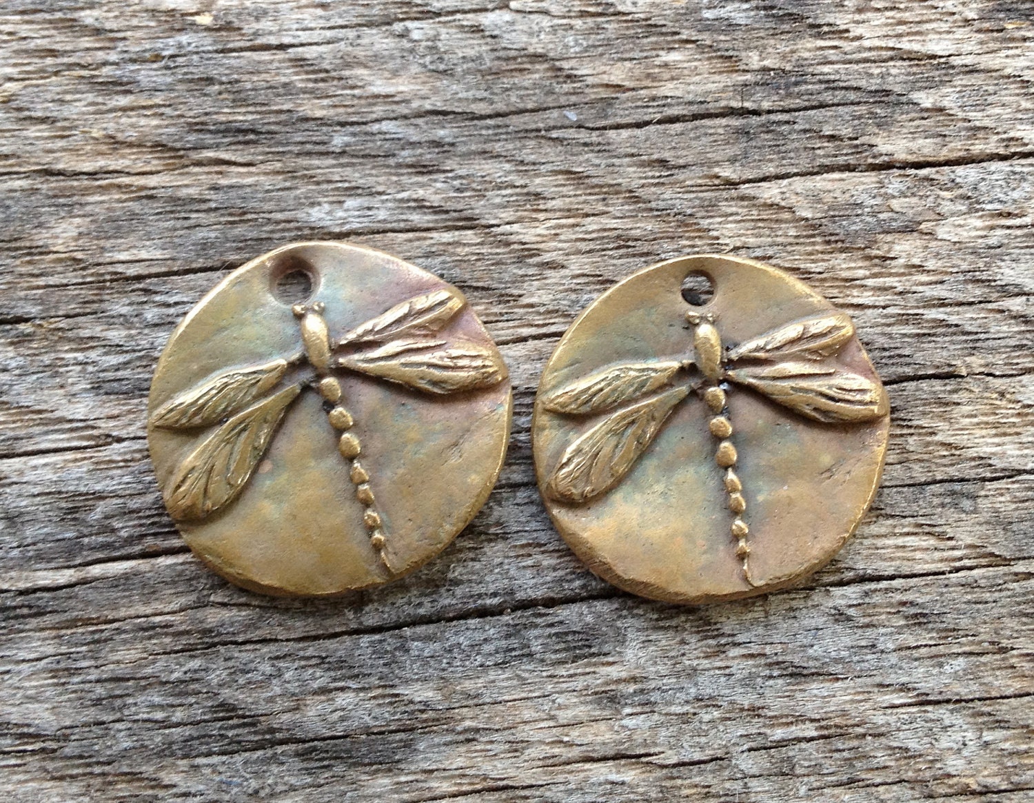 Bronze Dragonfly Charms