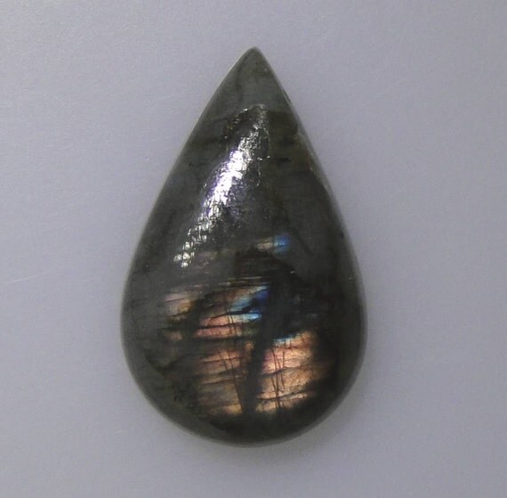 Pendentif Labradorite 57 Carats - Cabochon Pierre Naturelle De Madagascar, Neuf Avec étiquettes