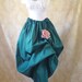 Guinevere Forest Green Full Length Skirt-One Size Fits All