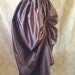 Chocolate Brown Bustle Full Length Skirt-One Size Fits All
