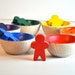 Back to School / Montessori Toy - Wooden Toy, Sorting Men Educational Toy / Waldorf - theenchantedcupboard