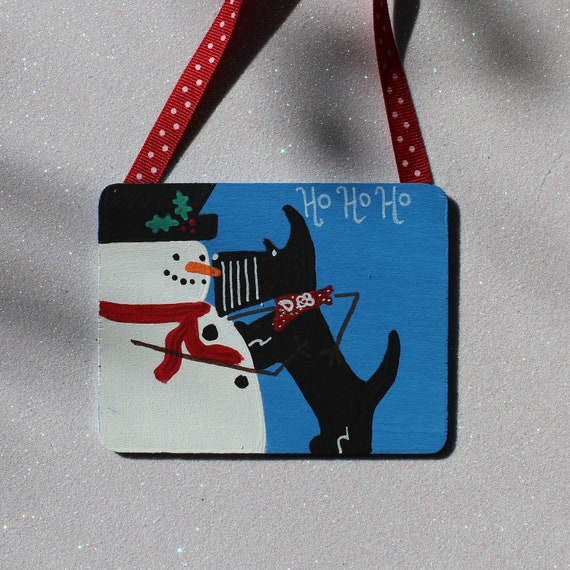 Scottish Terrier Christmas Tree Ornament by MaxMinnieandMe