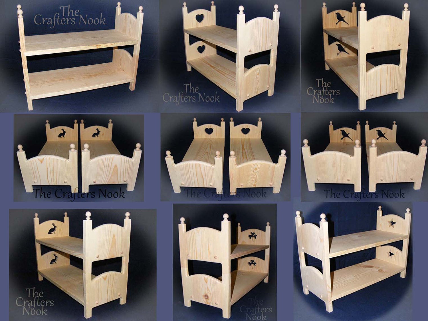 18 inch doll bunkbeds