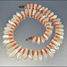 Victorian Necklace Antique Jewelry Coral Bead Mother of Pearl Bib Vintage Jewelry 1870s