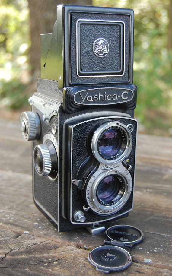Vintage Yashica C TLR Medium Format Film Camera