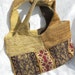 Upcycled Tan and Brown Handbag