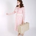 LAST CHANCE Vintage 1930s Dress - Semi Sheer Cotton Feedsack Style Shirtwaist Day Dress