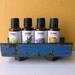 Industrial Metal Container - Blue Metal and RR Nuts