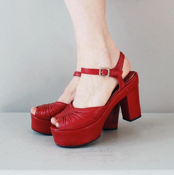 1970s platform heels