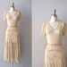 r e s e r v e d...1930s dress / lace 30s dress / Lux Aurumque