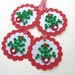 Tags Paper Quilled Green CHRISTMAS Curl Tree Handmade Christmas Gift Hang Tags Set of 4 by Enchanted Quilling on Etsy