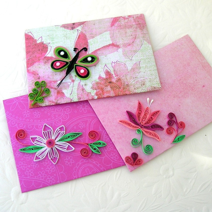 Paper Quilling EnvelopesMiniSmallGift Card HolderQuilled