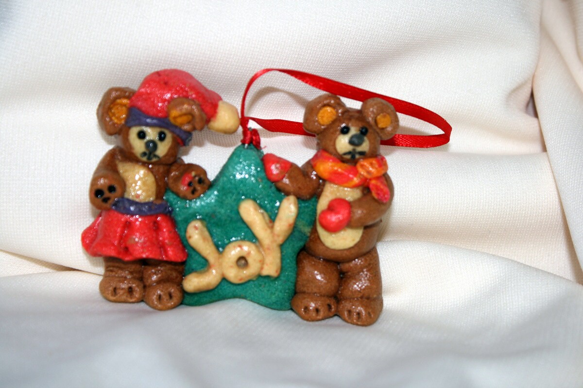 Bears of Joy Salt Dough Ornament