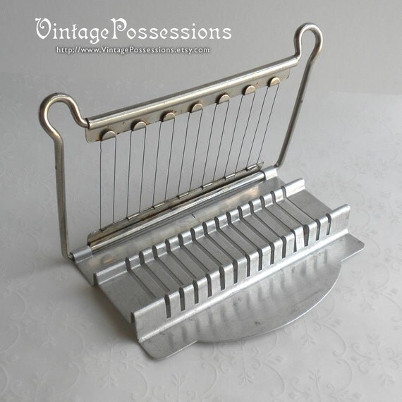 Vintage Butter Cutter Butter Slicer Aluminum and Stainless