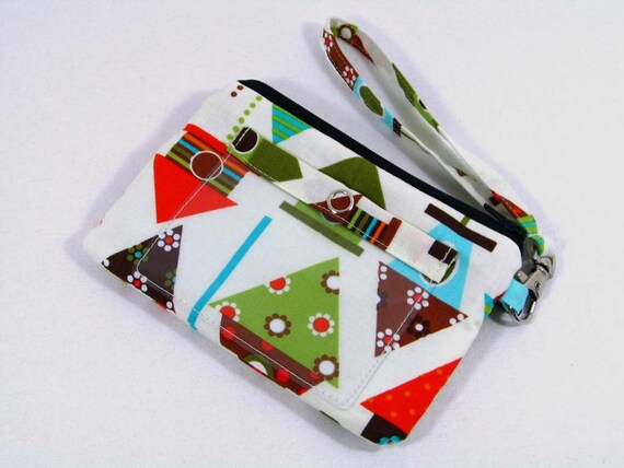 ... house small id wristlet - id holder , Coin purse , Cell phone holder