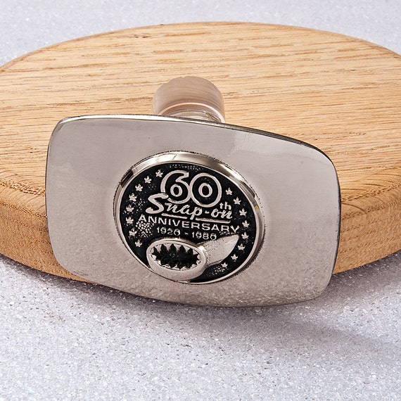 SnapOn Tools Belt Buckle 60th Anniversary Collectible 1980