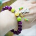 Pacifying wrist mala (stretchable), Chinese jade