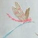 Vintage Dragonflies Linen Handkerchief