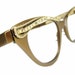 Vintage 50s Cat Eye Eyeglasses Tura Winged Frame NOS