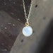 Moonstone Dot Necklace
