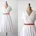 vintage 1970's polka dot wrap dress