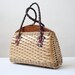 vintage 1950's straw satchel