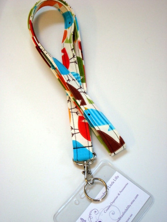 Lanyard Key Chain / ID Holder Comes with ID Badge Cover and