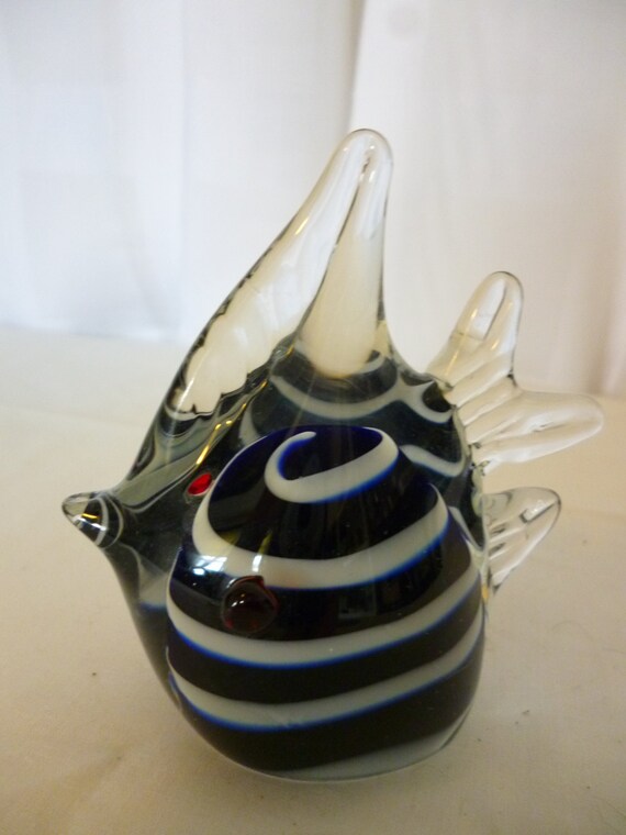 blown glass angel fish